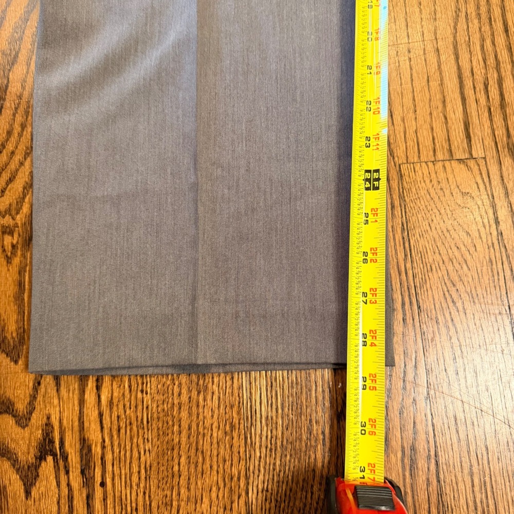Savane Complete Comfort 4-Way Stretch Dress Pants 38x29 Grey Straight Fit - Picture 6 of 9
